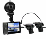Car DVR dual camera 3-5inch TFT LCD separate mirror dvrs Road safe guard rearview mirror car dvr